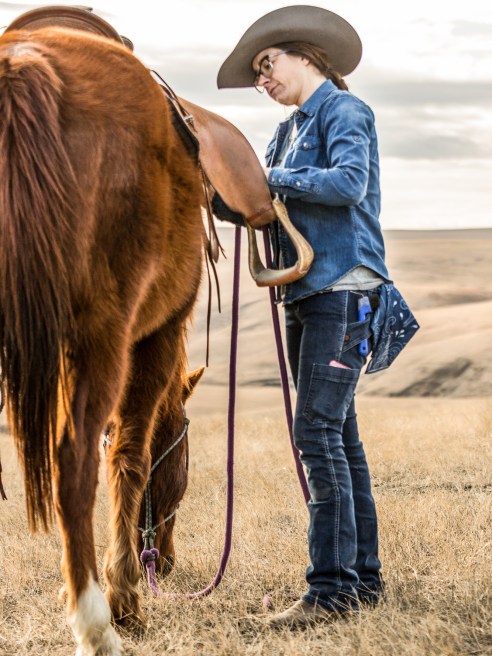 Dovetail Workwear uses Cordura denim fabrics by Artistic Milliners in its new durable ranch collection for women.