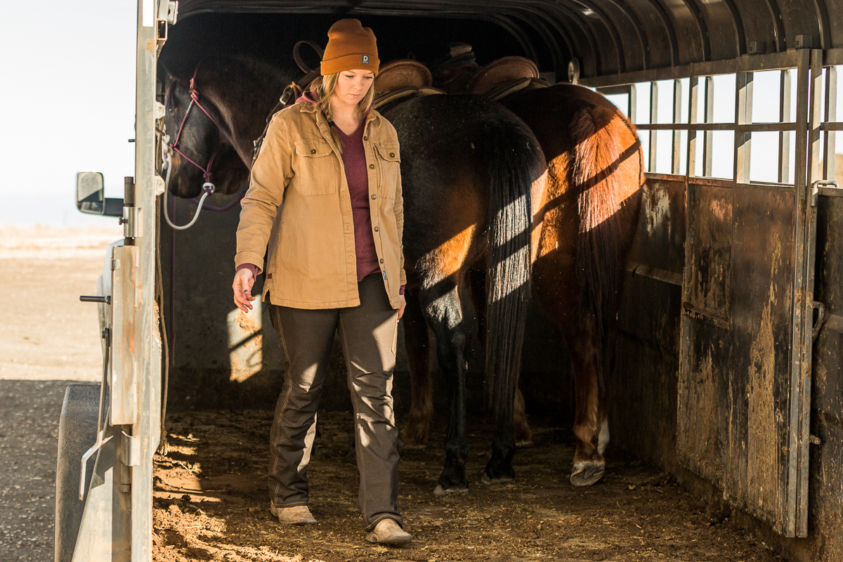 Dovetail Workwear uses Cordura denim fabrics by Artistic Milliners in its new durable ranch collection for women.