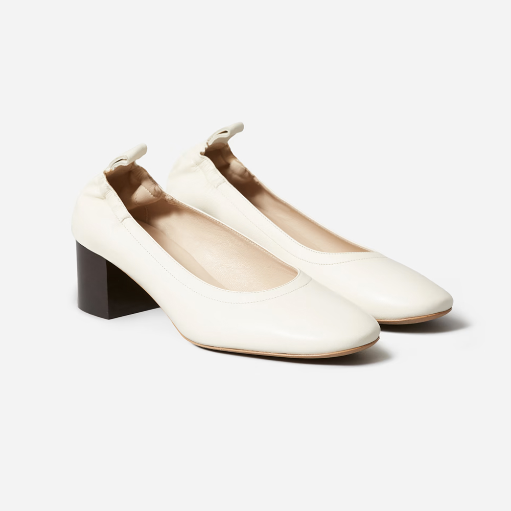 everlane day heel white