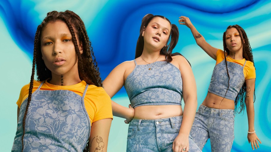 The Swedish fast-fashion retailer H&M dropped a women’s denim capsule made with water-saving laser technology and sustainable dye processes.