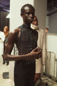 Backstage at Ludovic de Saint Sernin RTW Fall 2022
