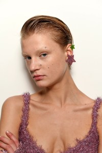 Backstage at MSGM RTW Fall 2022