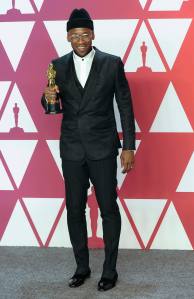Mahershala Ali poses in the press room of the 91st Annual Academy Awards, Oscars, at Dolby Theatre in Los Angeles, USA, on 24 February 2019. | usage worldwide Photo by: Hubert Boesl/picture-alliance/dpa/AP Images