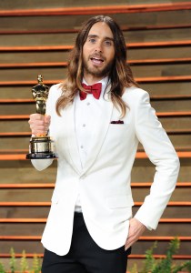 Jared Leto attends the 2014 Vanity Fair Oscar Party, on Sunday, March 2, 2014, in West Hollywood, Calif. (Photo by Evan Agostini/Invision/AP)