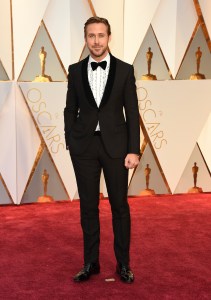 Ryan Gosling arrives at the Oscars on Sunday, Feb. 26, 2017, at the Dolby Theatre in Los Angeles. (Photo by Jordan Strauss/Invision/AP)