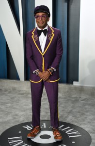 Spike Lee arrives at the Vanity Fair Oscar Party on Sunday, Feb. 9, 2020, in Beverly Hills, Calif. (Photo by Evan Agostini/Invision/AP)