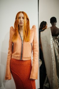 Backstage at Rick Owens RTW Fall 2022