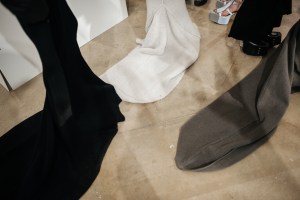 Backstage at Rick Owens RTW Fall 2022