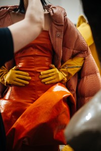 Backstage at Rick Owens RTW Fall 2022