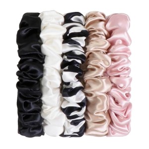 Slip silk scrunchies