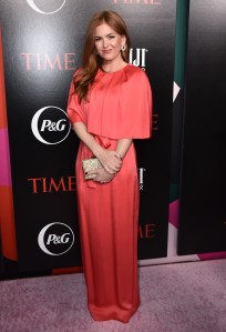 Isla Fisher arrives at the Time Women of the Year Gala, Tuesday, March 8, 2022, at Spago in Beverly Hills, Calif. (Photo by Jordan Strauss/Invision/AP)