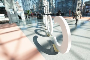 A view of the tradeshows in New York.