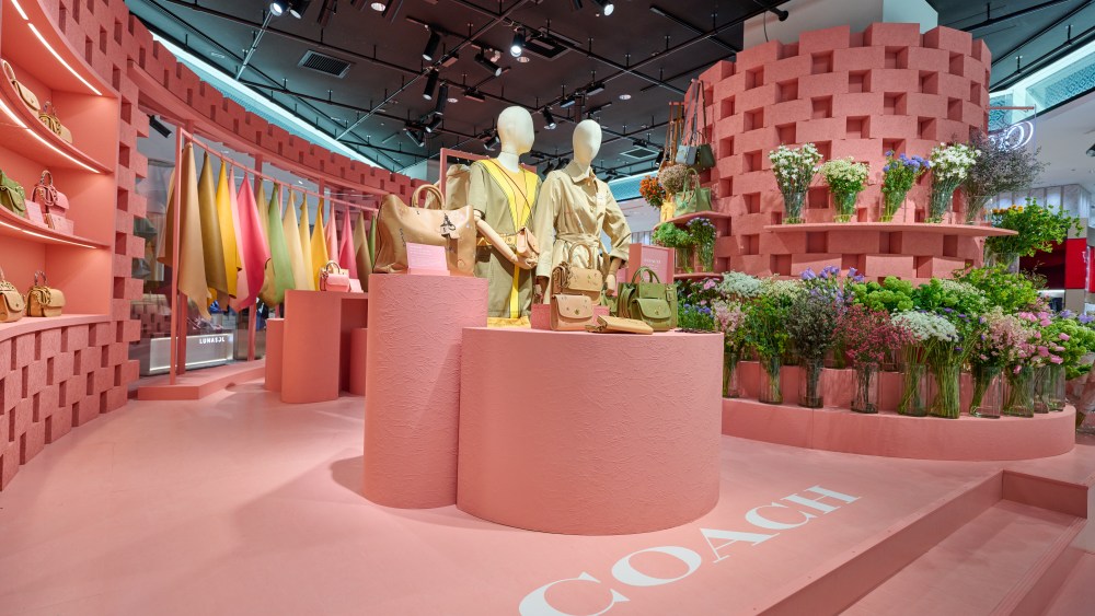The Coach shop at Isetan Stages.