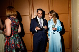 David Spector and Heidi Zak at the 2022 AAFA American Image Awards at the Plaza Hotel on April 26, 2022 in New York.