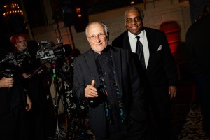 Stan Herman and Jeffrey Banks at the 2022 AAFA American Image Awards at the Plaza Hotel on April 26, 2022 in New York.