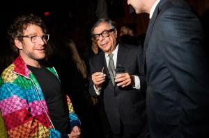 Dustin Yellin and Bob Colacello