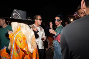 The scene at NYLON House in the Desert.
