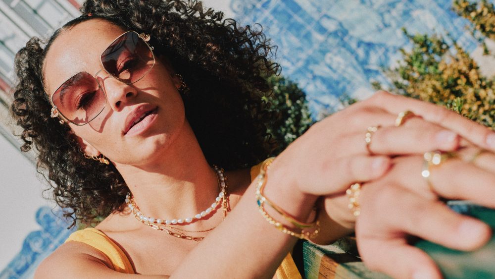 A look at the new Missoma x Le Specs collection, eyewear inspired by the '70s and '90s reimagined with Missoma’s bespoke jewelry.