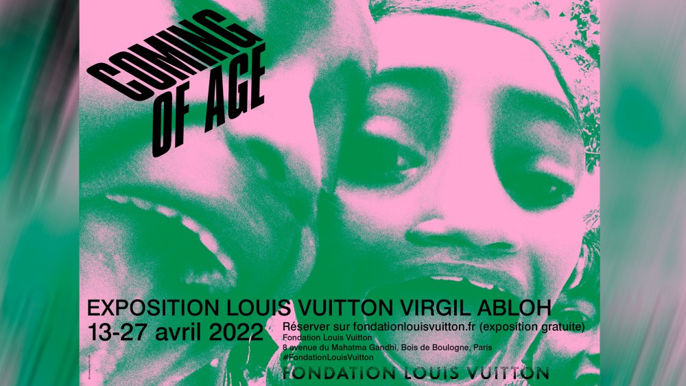 The poster for Virgil Abloh's "Coming of Age" show.