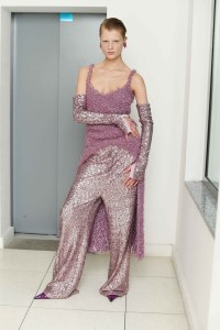 Backstage at MSGM RTW Fall 2022