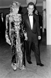 Pat Buckley and curator Richard Martin attend the Metropolitan Museum of Art Costume Institute "Orientalism: Visions of the East in Western Dress" exhibition and gala on December 6, 1994.