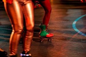 The scene at Flipper's Roller Boogie Palace NYC Opening at Rockefeller Center