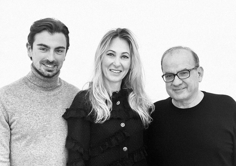 Touker Suleyman with Loop Generation founders Ewa Kozieja and Piotr Krzymowski.