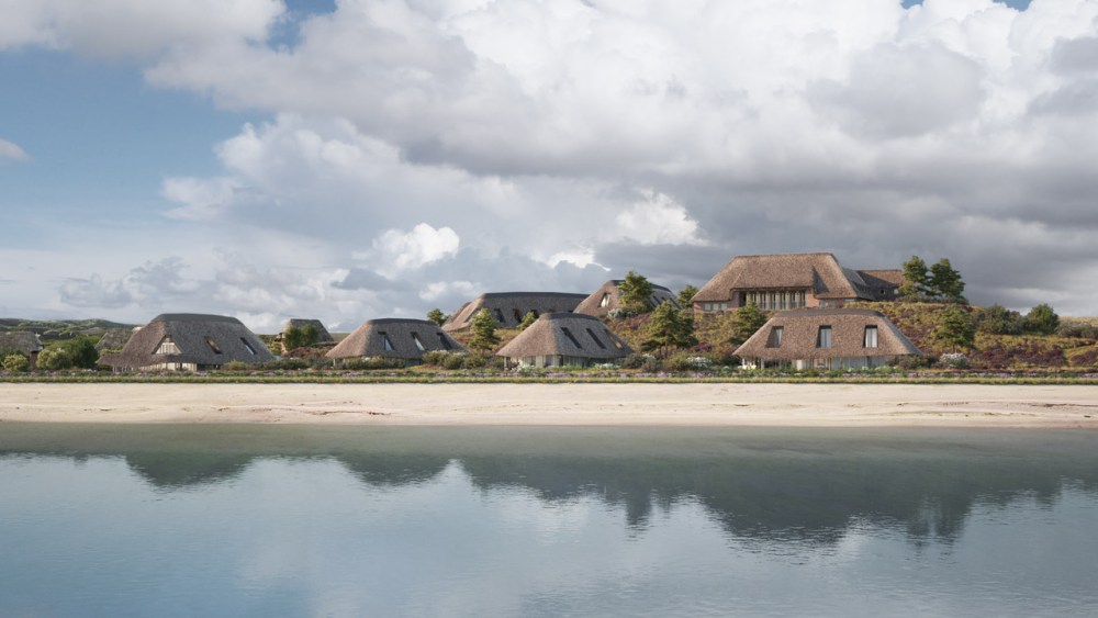 A render of Lanserhof Sylt.