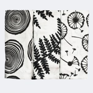 Etta Loves 3-Pack Plant Print Muslins
