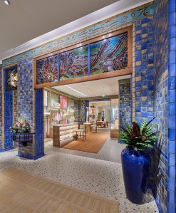 Views of the new Louis Vuitton boutique in Lille