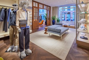 Views of the new Louis Vuitton boutique in Lille
