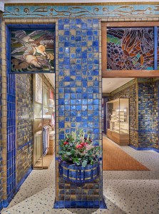 Details of the new Louis Vuitton store in Lille, previously an oyster restaurant.