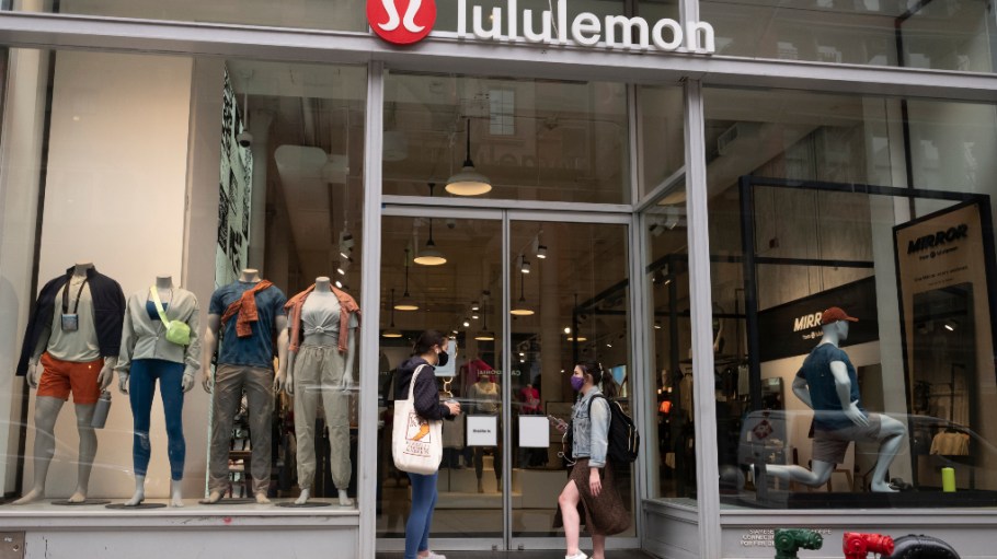 Lululemon's runway growth includes core performance—run, train, yoga—and play—tennis, golf, hike—plus market expansion overseas.