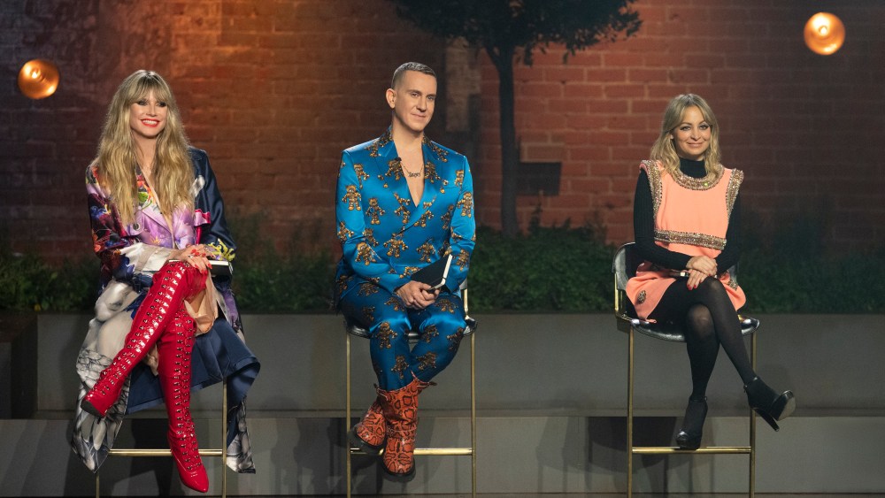 Heidi Klum, Jeremy Scott and Nicole Richie for "Making the Cut" season 3.
