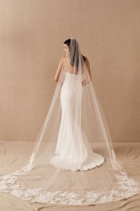 Amsale Cathedrale Veil from BHLDN