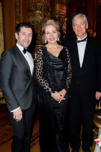 Alexis Mabille, Renée Fleming, and James Dyson