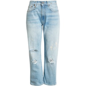 R13 Ripped Boyfriend Jeans