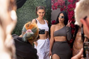 Kendall Jenner and Kim Kardashian