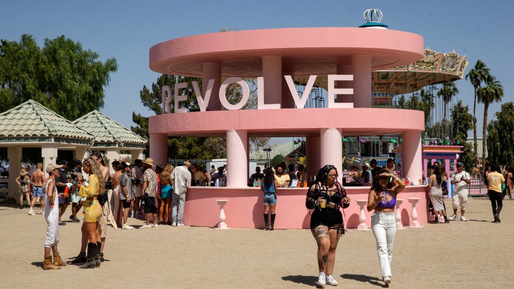 The scene at the Revolve Festival.