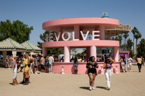The scene at the Revolve Festival.