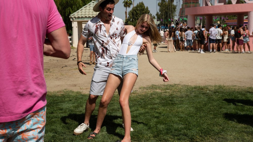 The scene at the Revolve Festival.