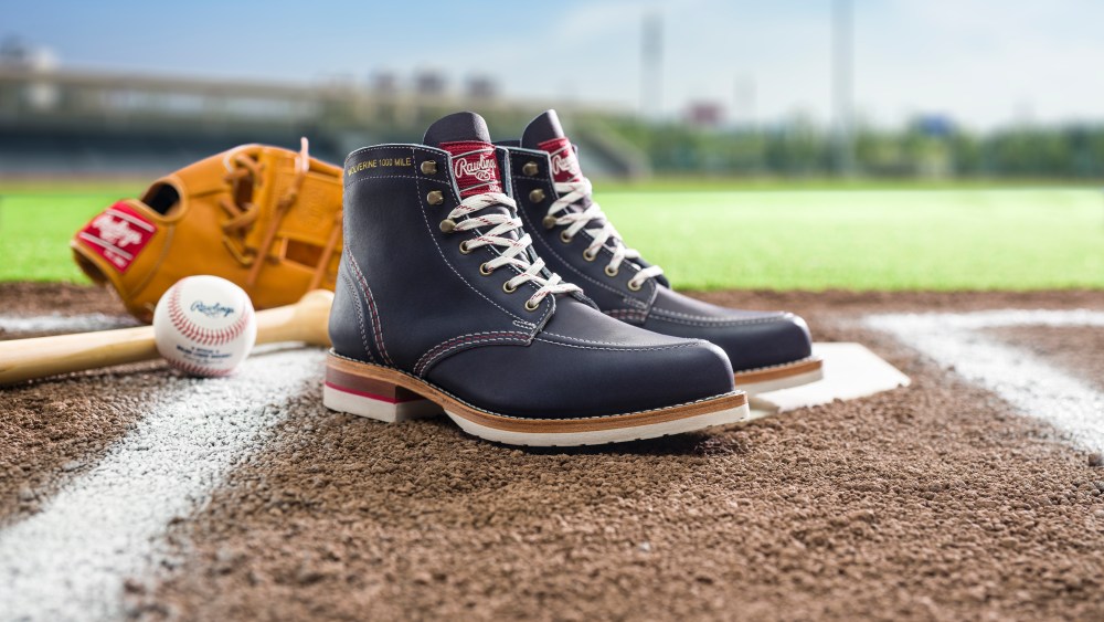 The Wolverine 1000 Mile x Rawlings boot.