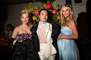 Tina Leung, Ezra J. William and Nicky Hilton Rothschild