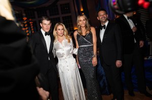 Wes Gordon, guest, Jamie Tisch and Paul Arnhold