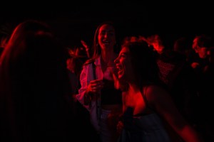 The scene at the Spotify x Swedish House Mafia After Hours in the Desert.