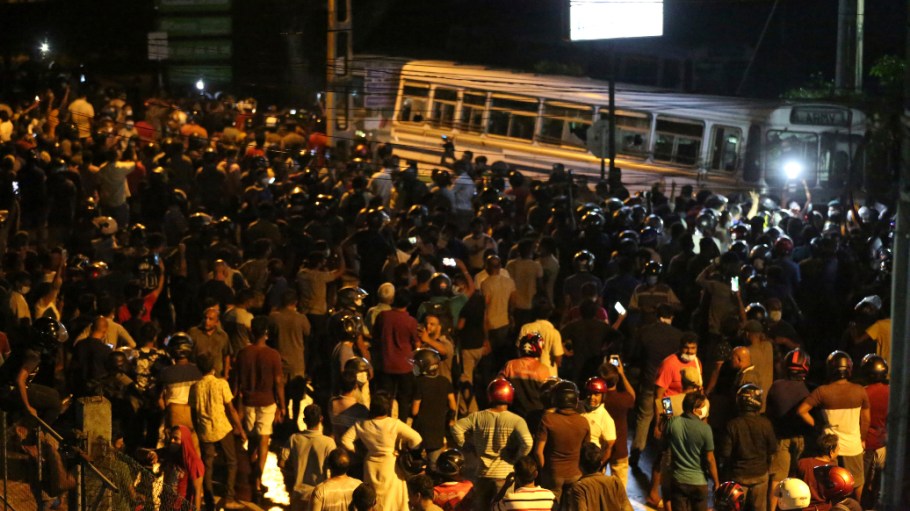 The US economy still has "strong momentum," but elsewhere like Sri Lanka, fuel shortages impact citizens and apparel manufacturing.
