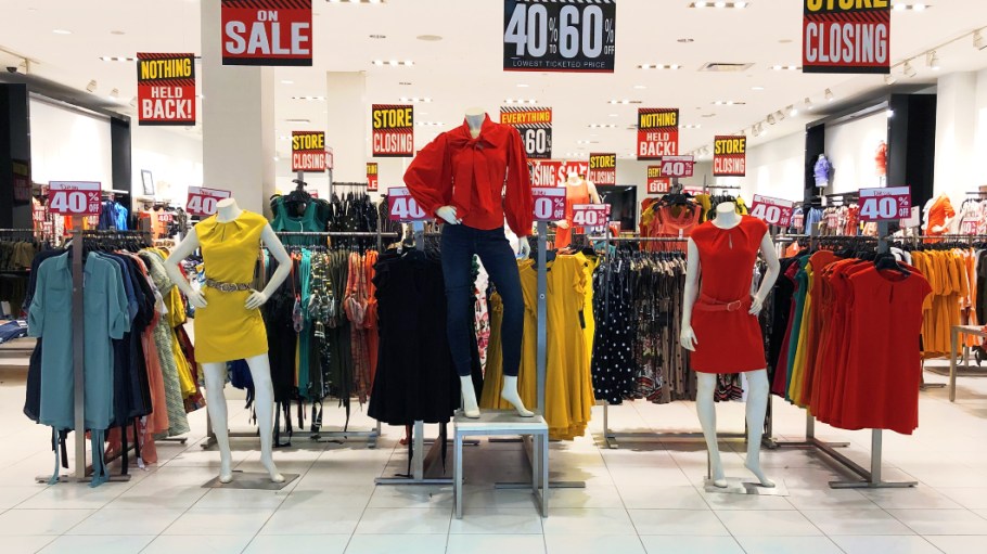 Fashion, consumer electronics and home doors are expected to close 23,500 locations in total over the next five years.