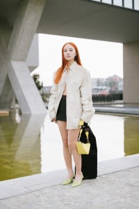 Street style at Milan Fashion Week Fall 2022