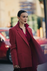 Street style at New York Fashion Week Fall 2022