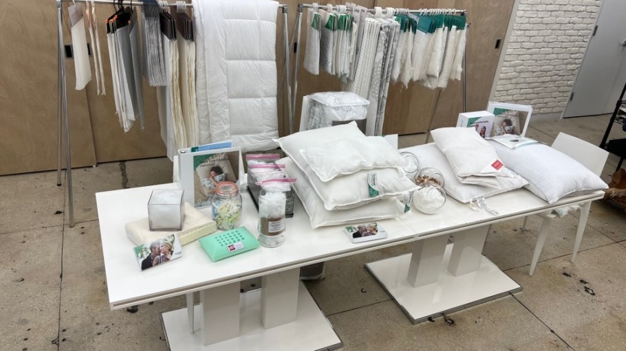 Tencel showcased its latest in bedding and towels at New York Home Fashions Market Week